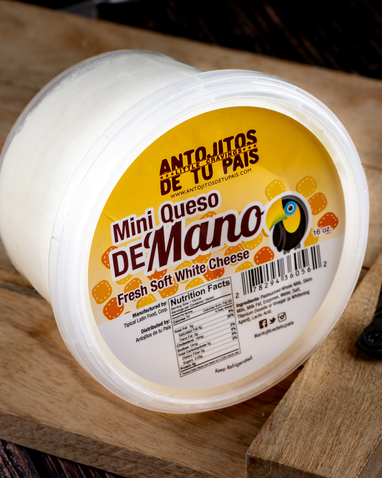 Queso Mini de Mano 16oz